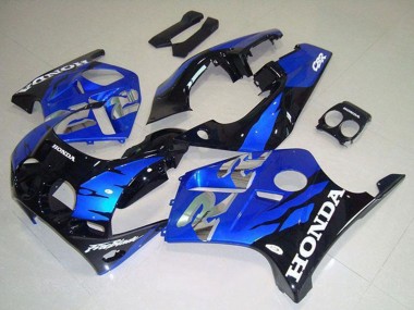 Online 1988-1989 Honda CBR250RR MC19 Motorcycle Fairings - Blue Glossy Black Canada