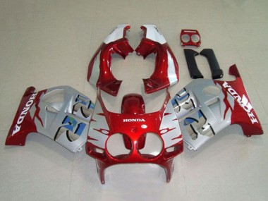 Online 1988-1989 Honda CBR250RR MC19 Motorcycle Fairings - Silver White Red Canada