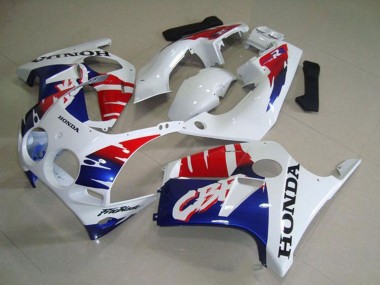 Online 1988-1989 Honda CBR250RR MC19 Motorcycle Fairings - White Red Blue Canada