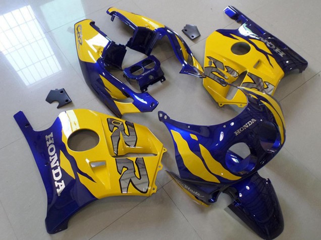 1990-1998 Honda CBR250RR MC22 Motorcycle Fairing - Yellow Blue Canada
