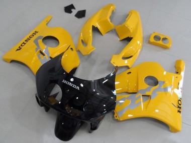 Online 1990-1998 Honda CBR250RR MC22 Motorcycle Fairing Kits - Yellow Glossy Black Canada