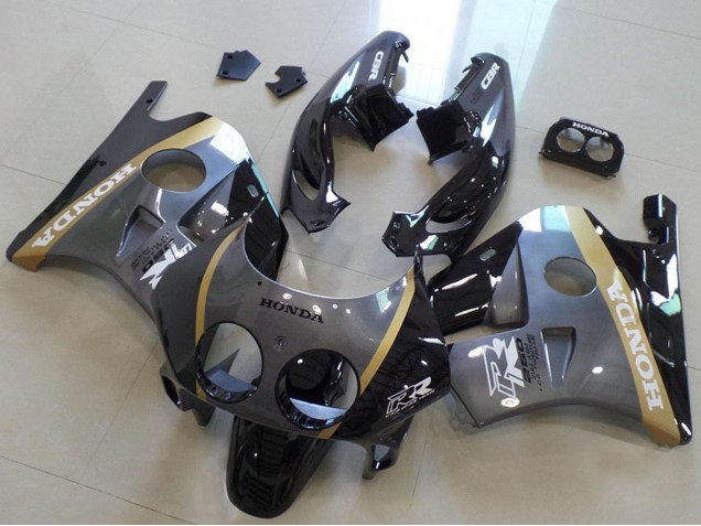 1990-1998 Honda CBR250RR MC22 Motorcycle Fairings - Grey Gold Glossy Black Canada