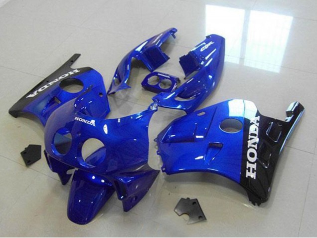1990-1998 Honda CBR250RR MC22 Motorcycle Fairings - Blue Glossy Black White Decals Canada
