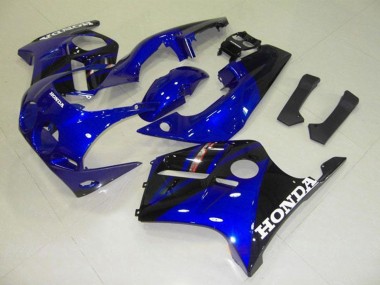 Online 1990-1998 Honda CBR250RR MC22 Motorcycle Fairings - Blue Glossy Black White Decal Canada