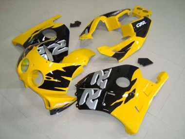 Online 1990-1998 Honda CBR250RR MC22 Motorcycle Fairing - Yellow Glossy Black Canada