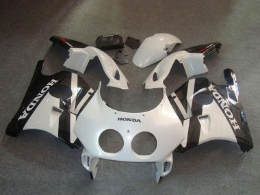 Online 1990-1998 Honda CBR250RR MC22 Motorcycle Fairing Kits - White Glossy Black Canada