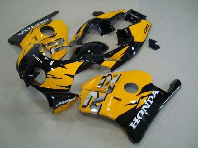 1990-1998 Honda CBR250RR MC22 Motorcycle Fairings - Yellow Glossy Black Canada