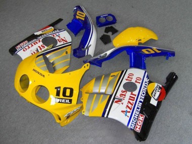 Online 1990-1998 Honda CBR250RR MC22 Motorcycle Fairings - Yellow Blue Silver White Red Nastro Azzurro Breil 10 Canada
