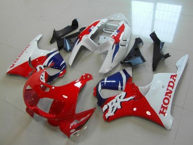 Online 1996-1997 Honda CBR900RR 893 Motorcycle Fairings - White Red Blue Canada