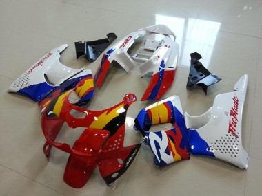 Online 1996-1997 Honda CBR900RR 893 Motorcycle Fairings - White Red Blue Yellow Canada