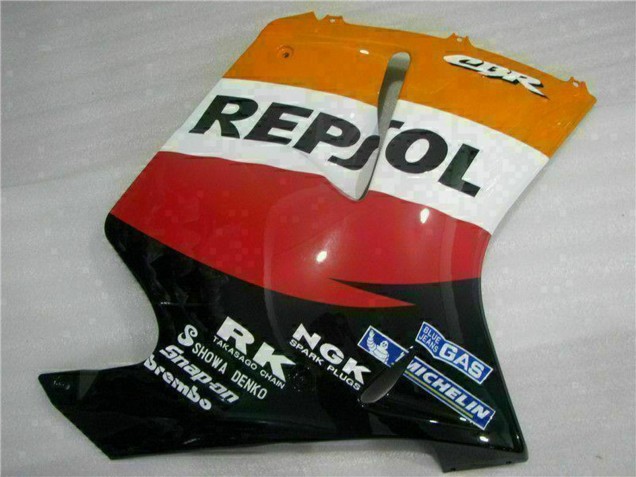1996-2007 Honda CBR1100XX Blackbird Motorcycle Fairing - Orange White Red Glossy Black Repsol Canada