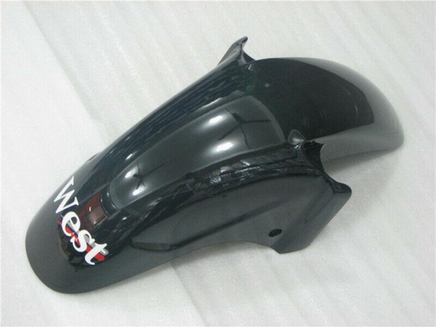 1996-2007 Honda CBR1100XX Blackbird Motorcycle Fairings - Glossy Black White West Canada