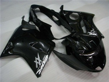 Online 1996-2007 Honda CBR1100XX Blackbird Motorcycle Fairing Kits - Glossy Black Canada