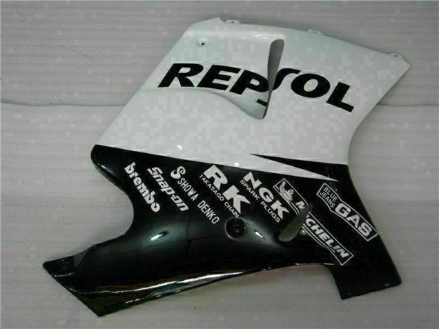 1996-2007 Honda CBR1100XX Blackbird Motorcycle Fairings - White Glossy Black Repsol Canada