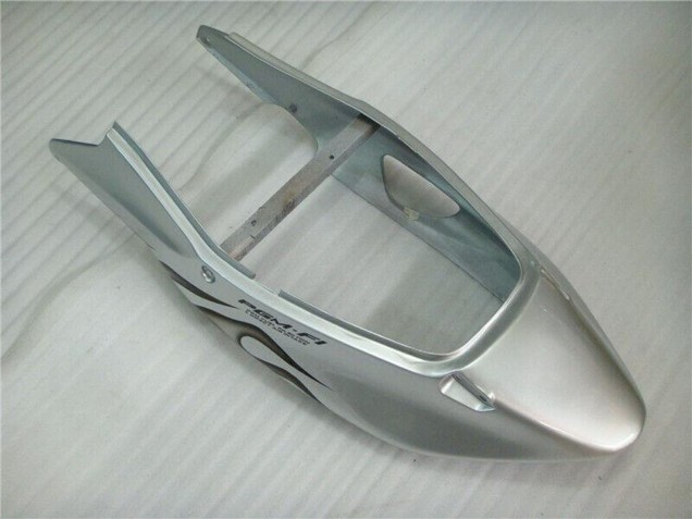 1996-2007 Honda CBR1100XX Blackbird Motorcycle Fairing - Silver Black Flame Canada