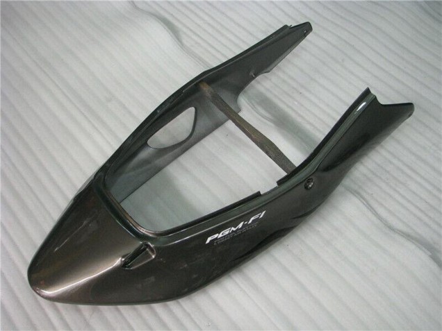 1996-2007 Honda CBR1100XX Blackbird Motorcycle Fairings - Glossy Black Silver Flame Canada