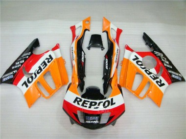 Online 1995-1996 Honda CBR600 F3 Motorcycle Fairing - Orange White Red Glossy Black Repsol Canada