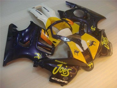 Online 1995-1996 Honda CBR600 F3 Motorcycle Fairings - Blue Yellow Joes Canada
