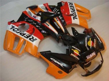 Online 1995-1996 Honda CBR600 F3 Motorcycle Fairings - Orange White Red Glossy Black Repsol Canada