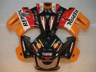 Online 1995-1996 Honda CBR600 F3 Motorcycle Fairings - Orange White Red Glossy Black Repsol Canada