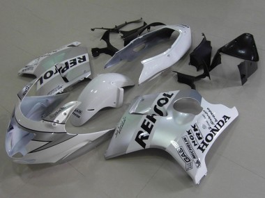 Online 1996-2007 Honda CBR1100XX Blackbird Motorcycle Fairings - White Black Repsol Canada