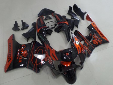 Online 1998-1999 Honda CBR900RR 919 Motorcycle Fairings - Glossy Black Red Corona Canada