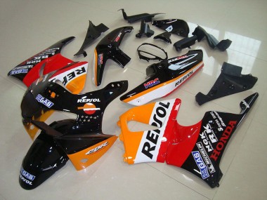 Online 1998-1999 Honda CBR900RR 919 Motorcycle Fairings - Orange White Red Glossy Black Repsol Canada