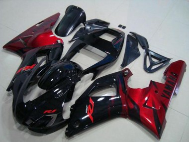 Online 1998-1999 Yamaha YZF R1 Motorcycle Fairings - Glossy Black Red Canada