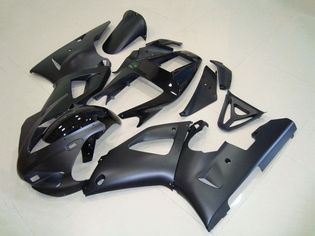 1998-1999 Yamaha YZF R1 Motorcycle Fairings - Matte Black Glossy Black Canada