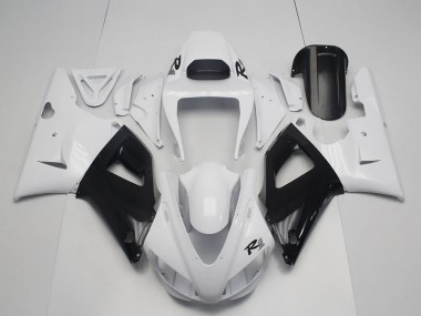 Online 1998-1999 Yamaha YZF R1 Motorcycle Fairings - Pearl White Black Canada