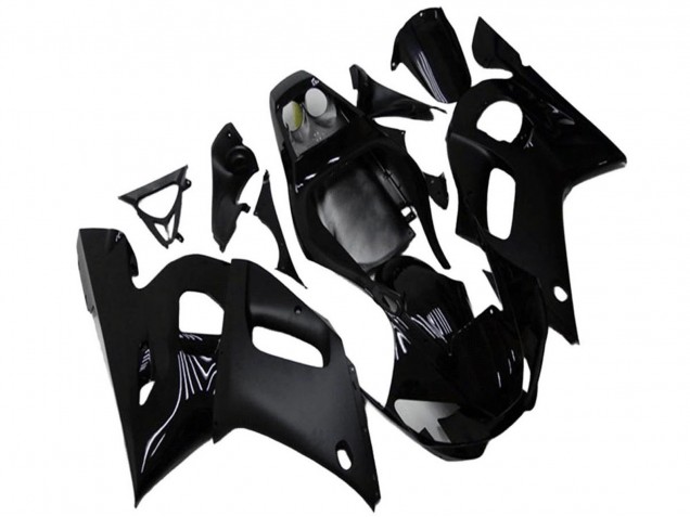 1998-2002 Yamaha YZF R6 Motorcycle Fairings - Glossy Black Matte Black Canada