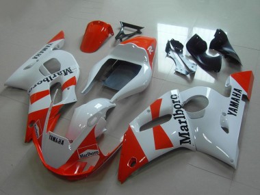 Online 1998-2002 Yamaha YZF R6 Motorcycle Fairings - White Red Marlboro Canada