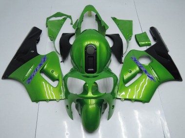Online 2000-2001 Kawasaki ZX12R Motorcycle Fairings - Green Black Blue Canada