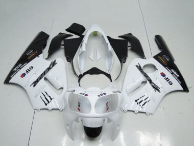 Online 2000-2001 Kawasaki ZX12R Motorcycle Fairings - White Black Elf Monster Canada