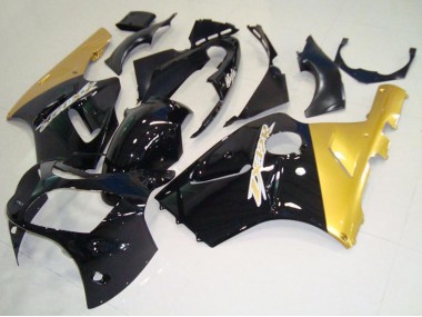 Online 2000-2001 Kawasaki ZX12R Motorcycle Fairings - Glossy Black Gold Canada