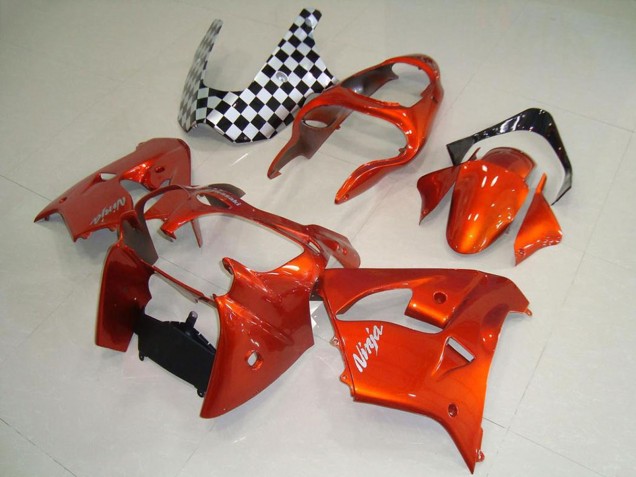 2000-2001 Kawasaki ZX9R Motorcycle Fairings - Orange Canada