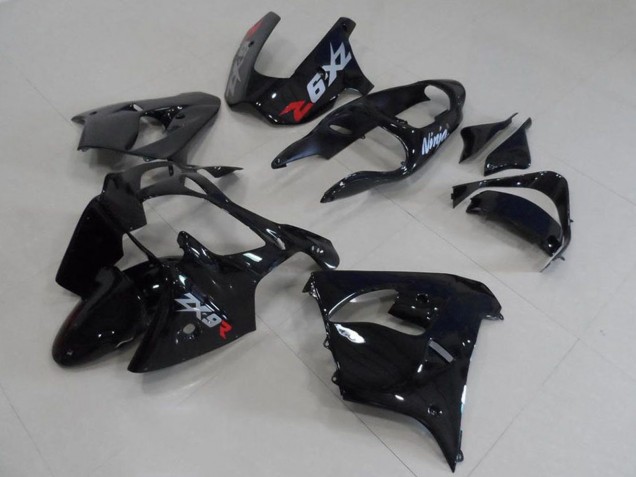 2000-2001 Kawasaki ZX9R Motorcycle Fairing - Glossy Black Canada