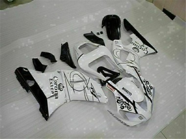 Online 2000-2001 Yamaha YZF R1 Motorcycle Fairings - White Black Corona Extra Canada