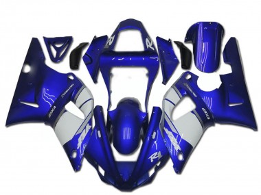 Online 2000-2001 Yamaha YZF R1 Motorcycle Fairing - Blue White Canada