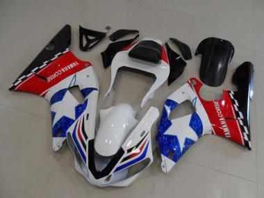 Online 2000-2001 Yamaha YZF R1 Motorcycle Fairings - White Red Blue Black Corse Canada
