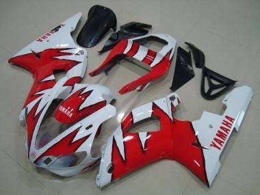 Online 2000-2001 Yamaha YZF R1 Motorcycle Fairings - White Red Canada