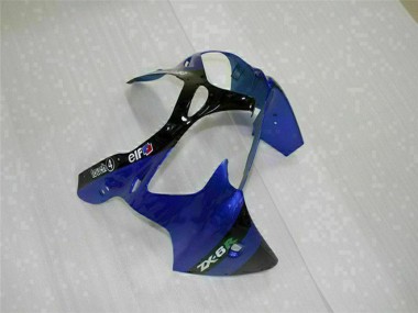 Online 2000-2002 Kawasaki ZX6R Motorcycle Fairings - Blue Glossy Black Elf Bridgestone Canada