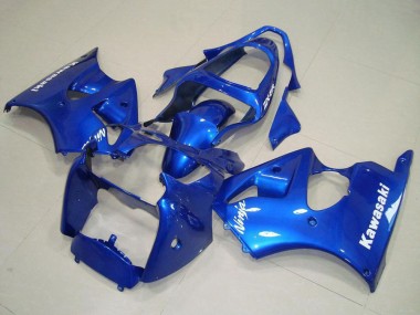 Online 2000-2002 Kawasaki ZX6R Motorcycle Fairings - Blue Canada