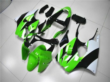 Online 2000-2002 Kawasaki ZX6R Motorcycle Fairing Kits - Green White Black Canada