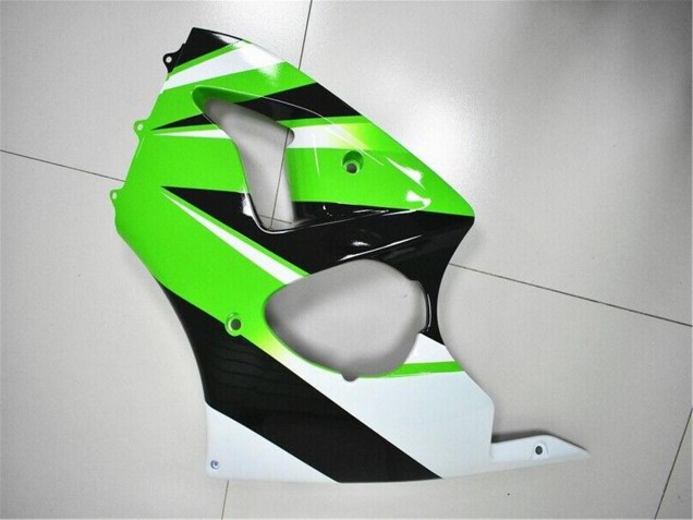 2000-2002 Kawasaki ZX6R Motorcycle Fairing Kits - Green White Black Canada