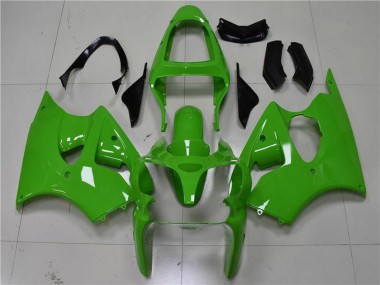 Online 2000-2002 Kawasaki ZX6R Motorcycle Fairings - Green Black Canada