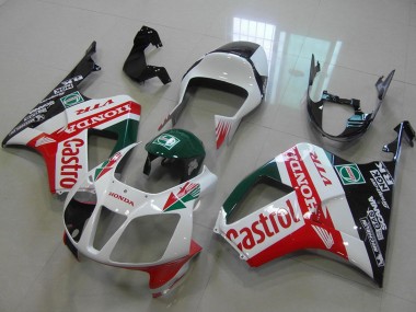 Online 2000-2006 Honda VTR1000 Bike Fairings - White Red Green Glossy Black Castrol Canada