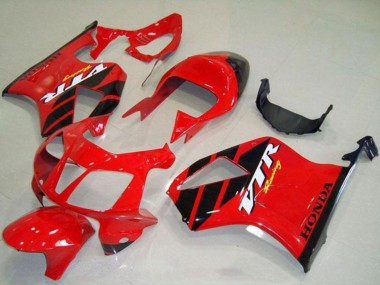 Online 2000-2006 Honda VTR1000 Motorcycle Fairings - Red Black Stripe Canada