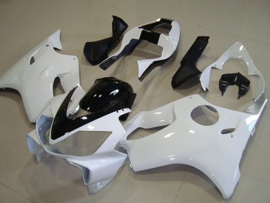 Online 2001-2003 Honda CBR600 F4i Motorcycle Fairing - White Glossy Black Canada