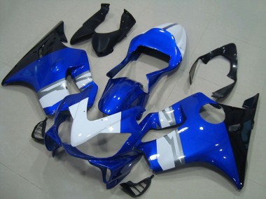Online 2001-2003 Honda CBR600 F4i Motorcycle Fairings - White Blue Glossy Black Canada
